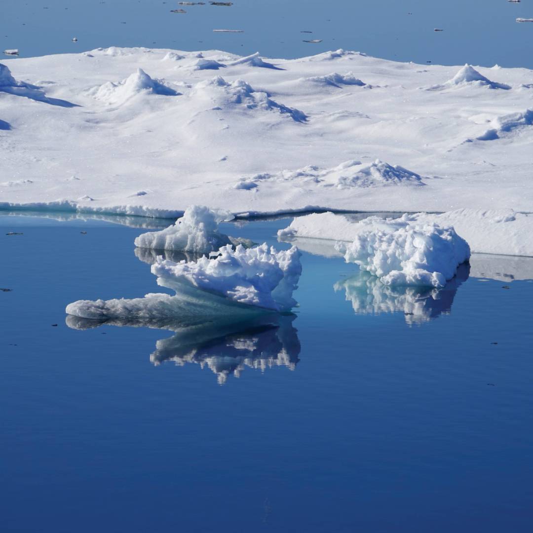 Calm reflections sailing Svalbard | Gesine Cheung