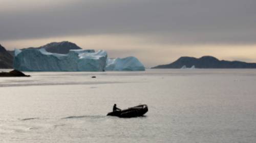 Zodiac cruising in the Arctic | Rachel Imber