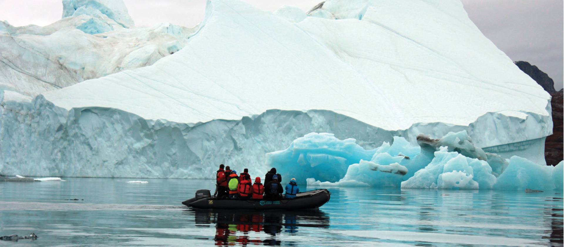 Zodiac cruising in the Arctic | Rachel Imber