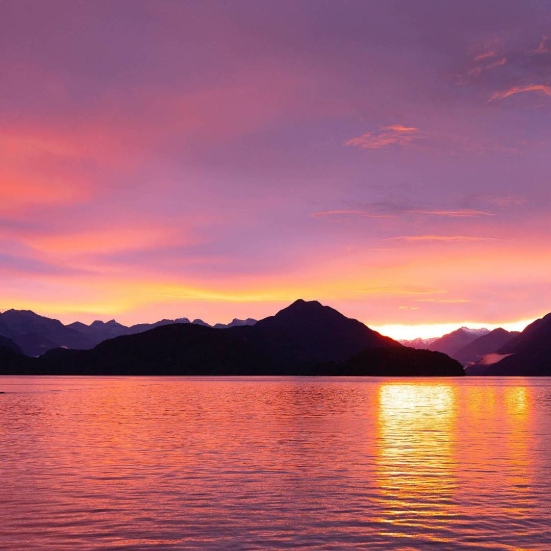 A magnificent Fiordland sunset | M Crouch