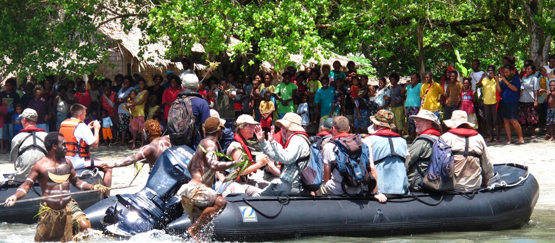 Transfer from your ship to shore aboard reliable zodiacs | A Russ