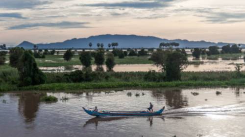 Exploring the Tonle River, Cambodia