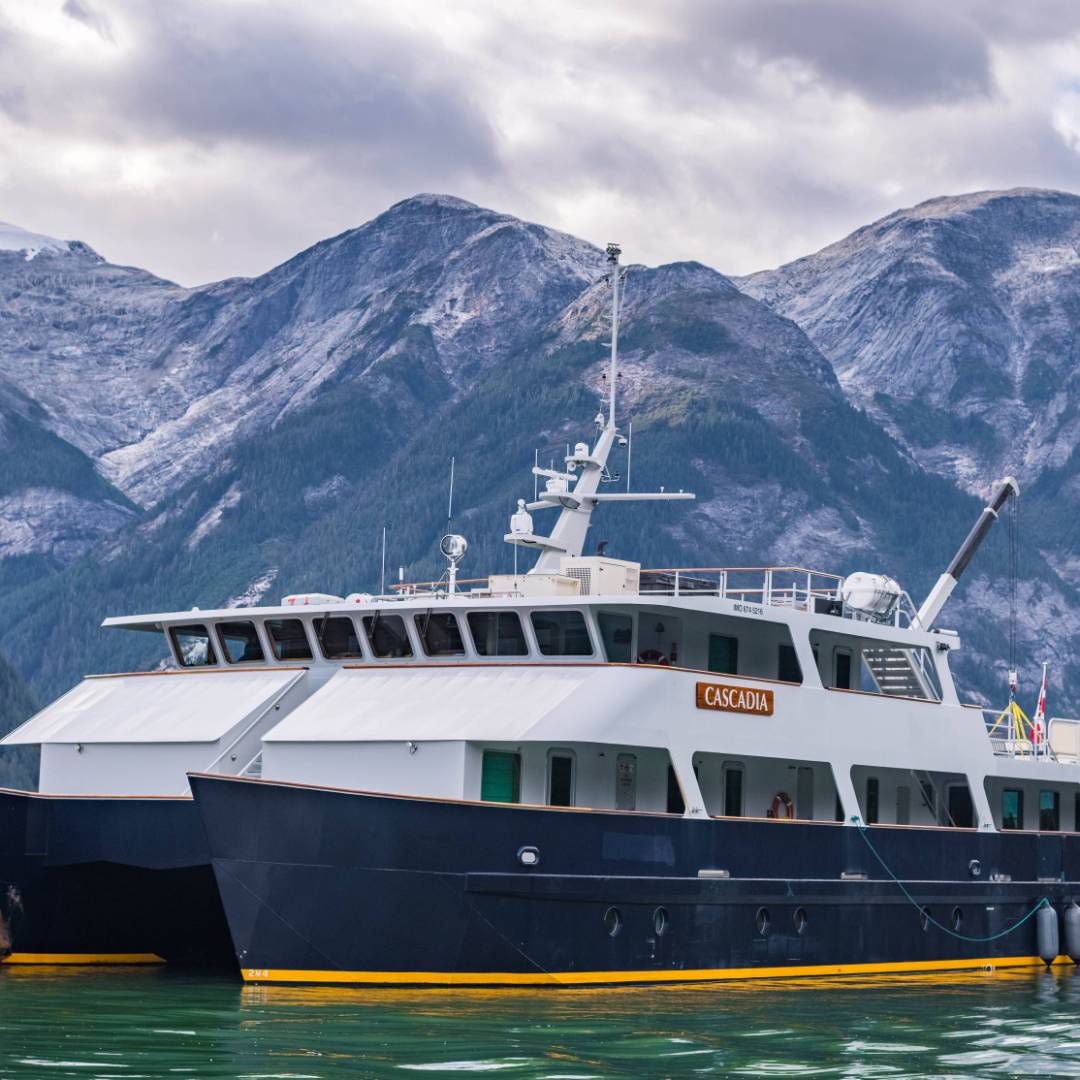 The comfortable catamaran Cascadia