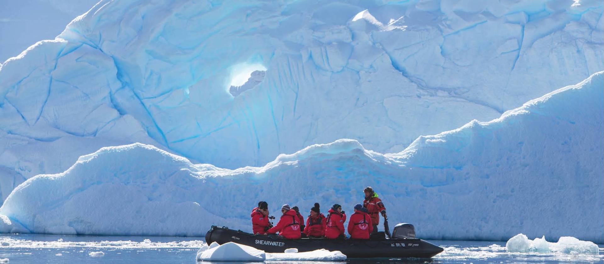 Perfect conditions for a zodiac cruise in Antarctica | Brandon Harvey
