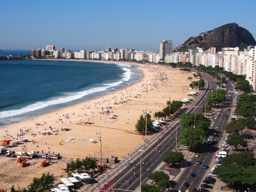 Views of the iconic Copacabana beach strip - <i>Photo: Scott Pinnegar</i>