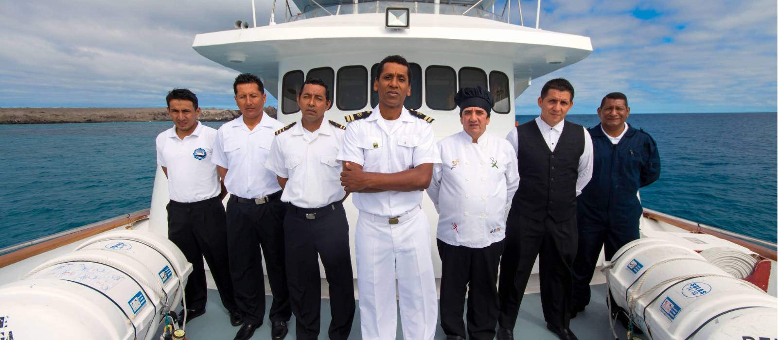 Crew aboard Beluga