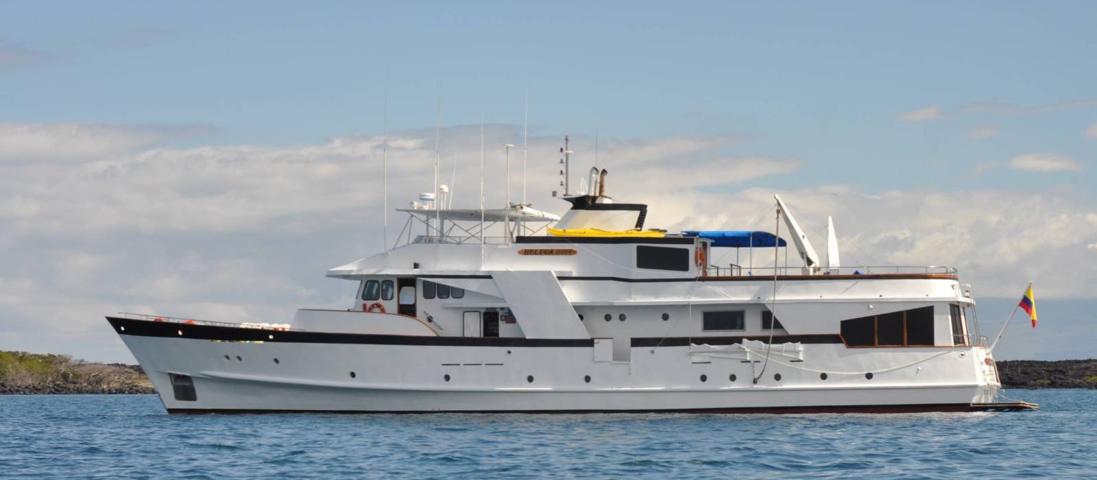 Sailing the Galapagos Islands on Beluga