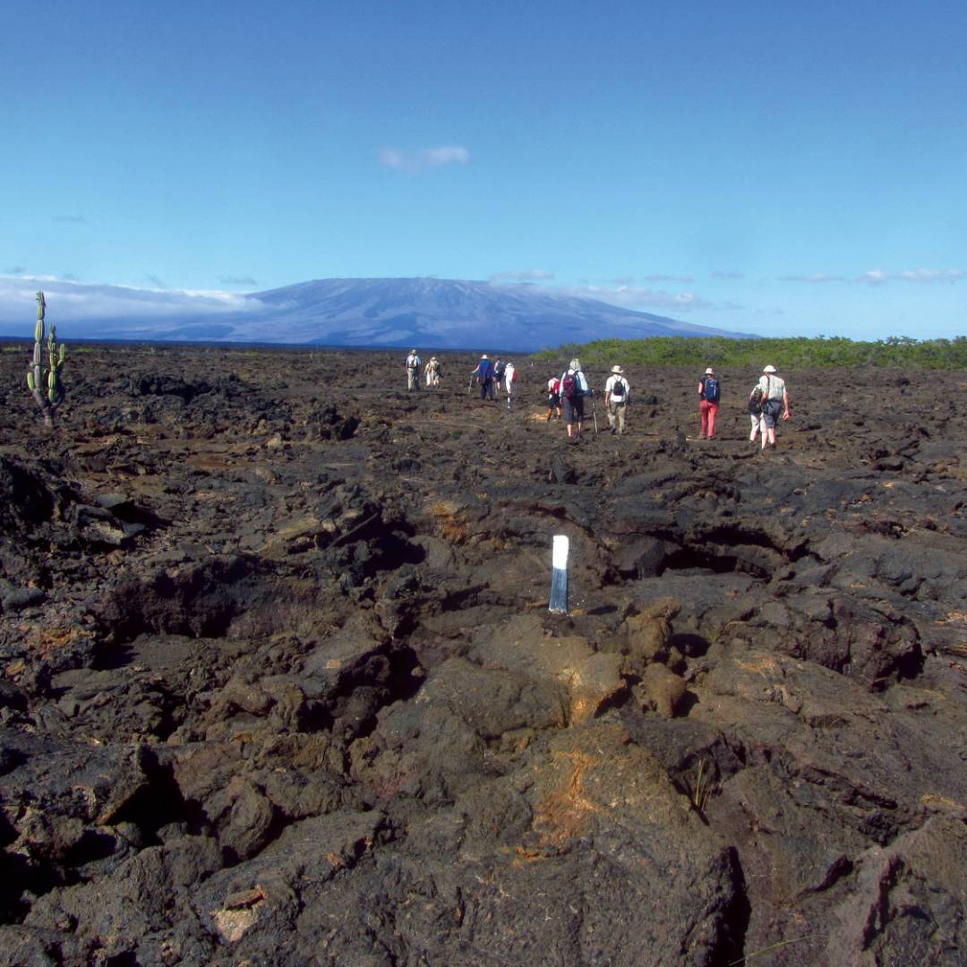 Enjoy walks across the rocky Galapagos Islands landscape | Marta Ticha