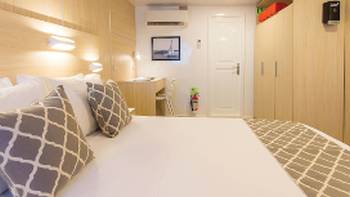 Double cabin 1 on the main deck of Solaris