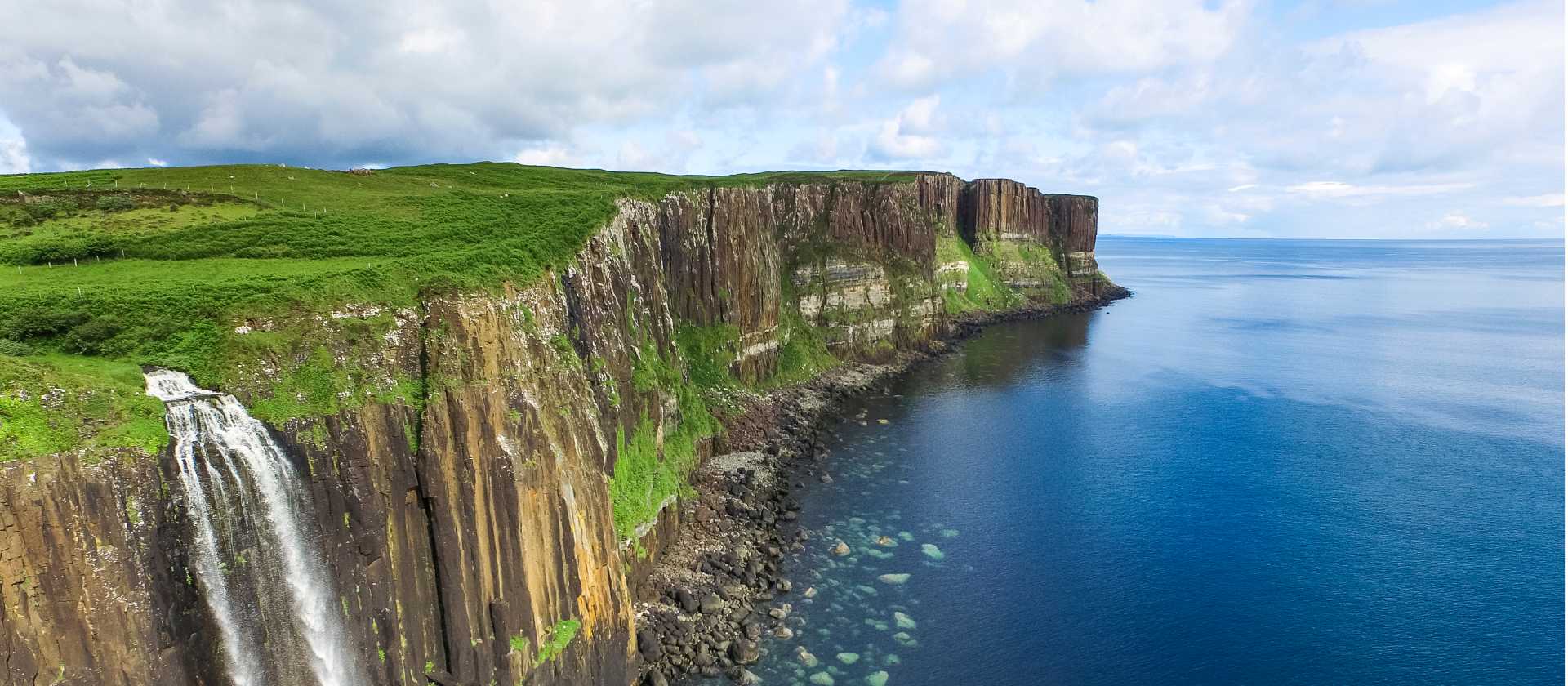 Mealt Falls and Kilt Rock on the Isle of Skye | Richard Elliot