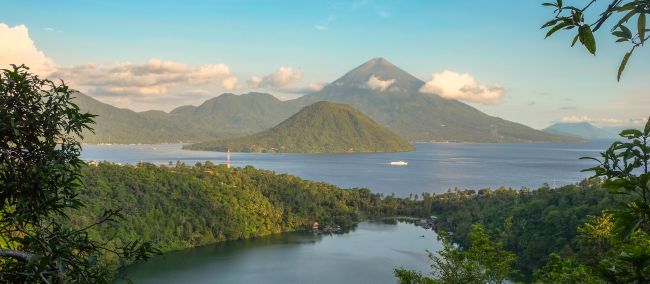 The spectacular volcanic landscapes of North Maluku